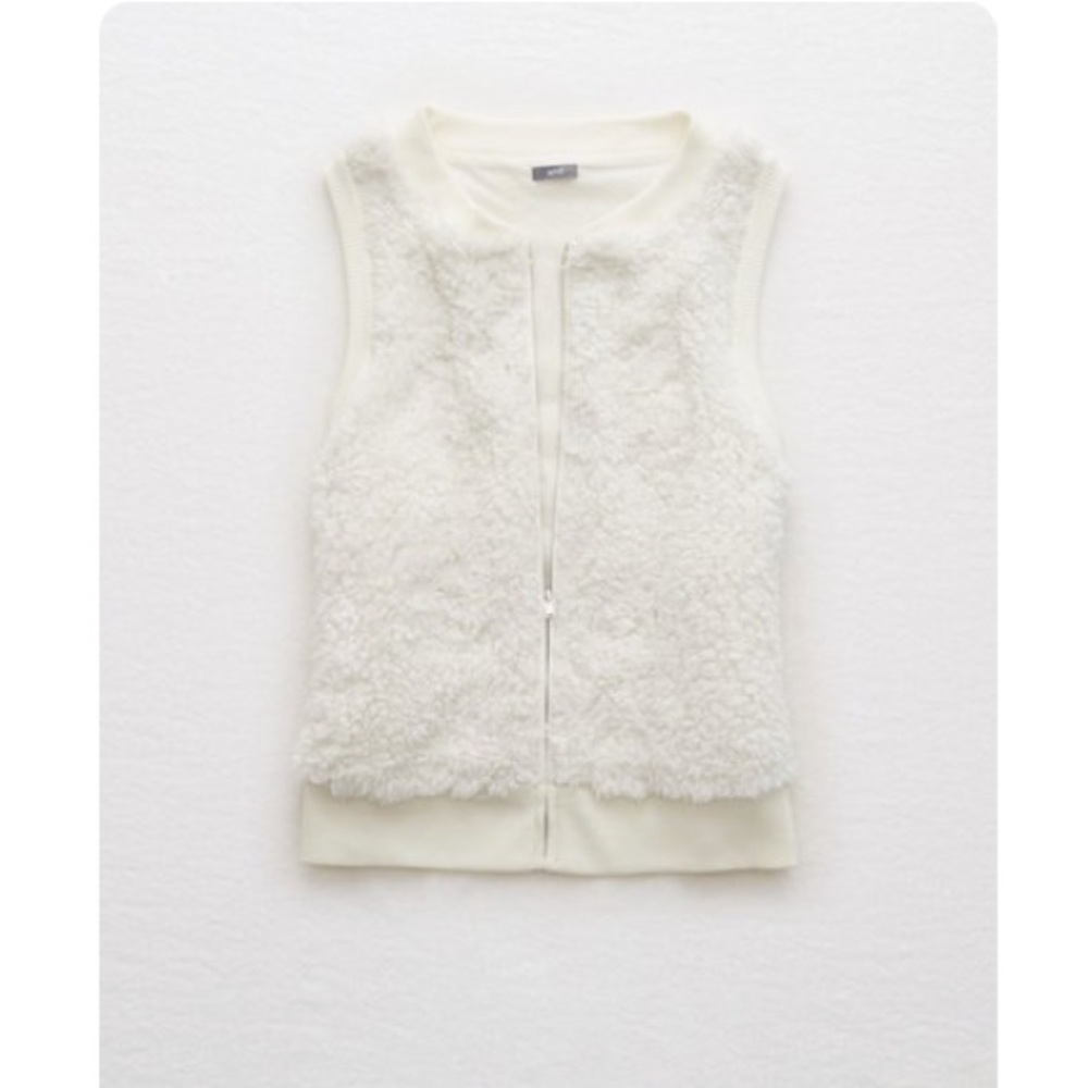 Aerie Faux Fur Vest